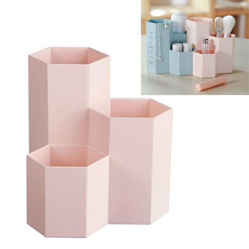 Pink hexagon pen stationery - pink,