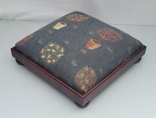 Vintage Tapestry Footstool