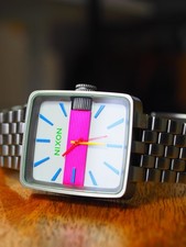 Nixon The Sultan SS Mismatch Watch A very rare Mis-match Design