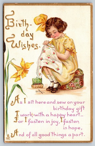 Birthday wishes poem postcard - wishes,