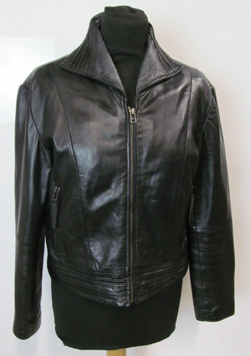 Women s black leather - black,