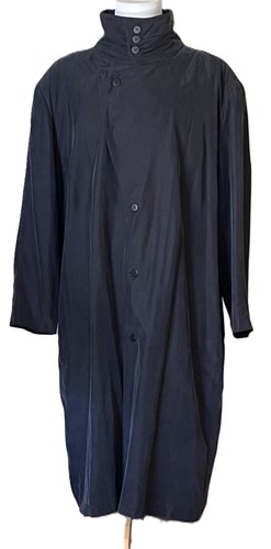 Ink black overcoat - ink,