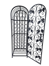 Wrought Iron Metal Wine Rack