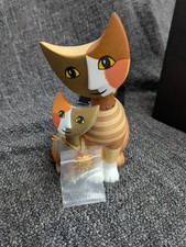 Goebel Novella and Savino Rosina Wachtmeister Annual Cat Figurine 2015 boxed