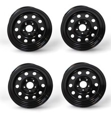 4x Land Rover Discovery 2 Modular Steel Wheel 16" Black 8" ET25 5x120