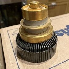 THOMSON-CSF TRANSMITTING  TUBE = TH328 GOLD/SILVER COATINGS