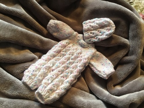 Hand knitted dolls - hand, clothes