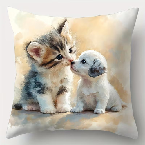 Piece cat and dog prints - 1,