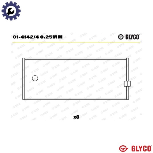 Connecting rod bearing - rod,