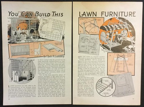 Lawn furniture arbor seats - furniture,