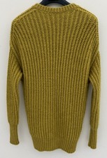 Humanoid Alpaca Blend Chunky Knit Ribbed Tunic Jumper Size M