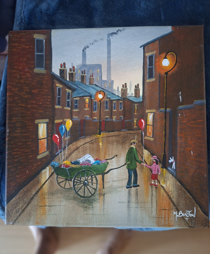 Original mal burton - burton, painting