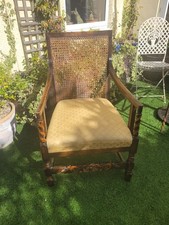 Victorian Oak Office / Elbow Chair