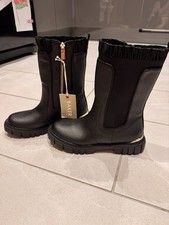 Girls Ted Baker Black Boots Size Uk 5 (BNWT) New with Tags