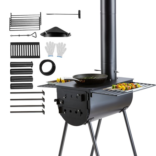 Portable wood stove camping - stove,