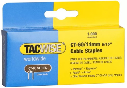 Staples 14mm silver cable - 14mm,