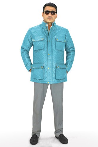 Sea blue diamond quilted - sea,