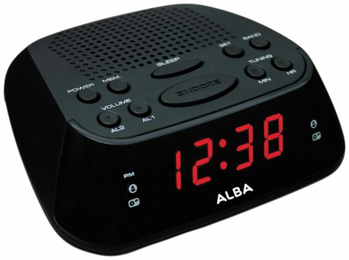 Bush dual alarm clock - bush, radio