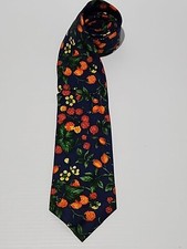 Alain Figaret Mens Handmade Paris France Silk Classic Neck Tie Berries
