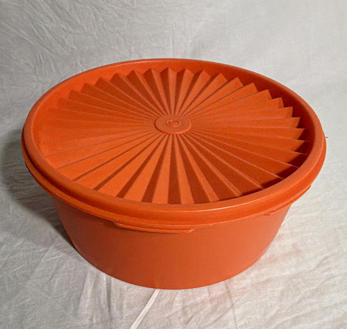 Tupperware vintage orange - tupperware,