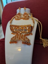 Lot Of Two Lovely Indian Inspired Jewellery Sets. With Necklaces And Earrings.