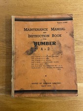 HUMBER 4 x 2 Maintenance