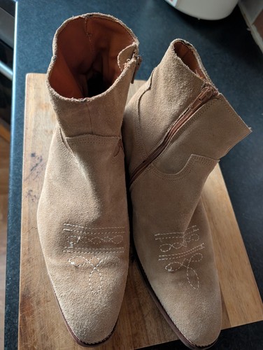 Office men suede cowboy - men's,