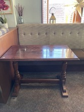 Pub Table with 4 Matching Chairs Heavy Solid Set