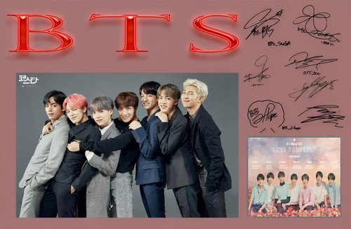 Bts band poster - bts,