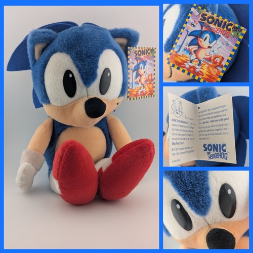 Sonic the hedgehog plush - sonic, 14"