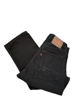 Levis 521 Black Straight Leg