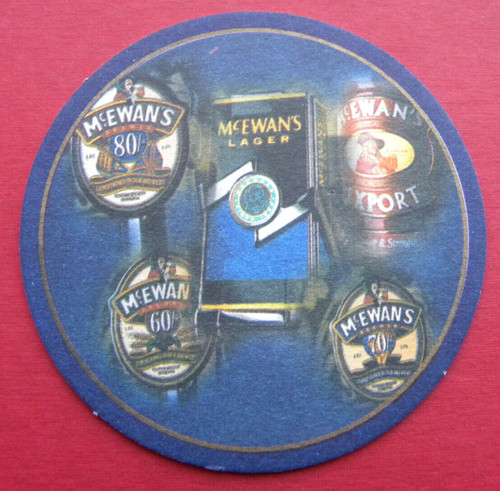 Mcewans beer mat - mcewans,