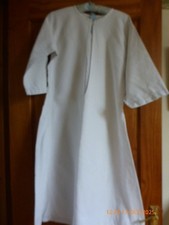 Original Vintage French Linen  Farmers/Artists/ Peasant Work Smock Shirt