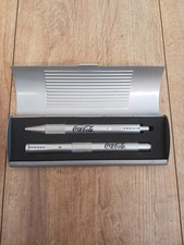 Coca Cola Ballpoint & Fountain Pen Presentation Collectable Boxed Set
