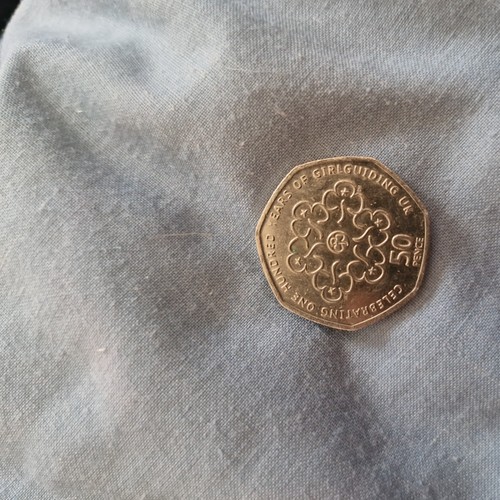 Girl guides 50p - girl,