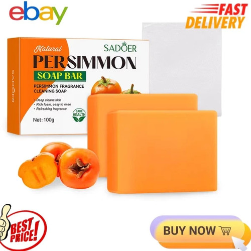 2pcs persimmon soap bar for - 2pcs,
