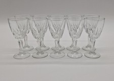 10 x Small Vintage Clear Glass