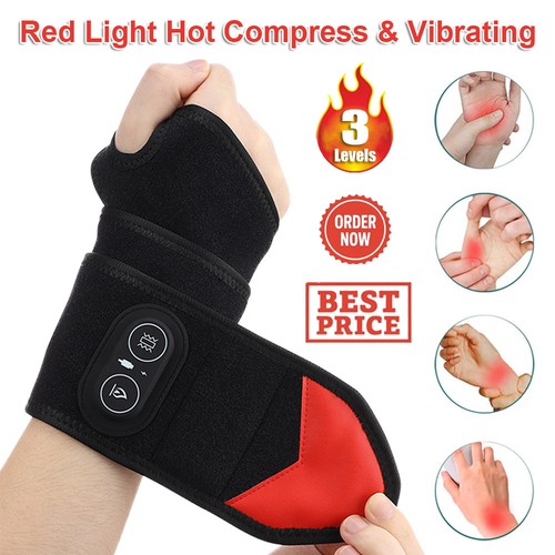 Infrared red light wrist - red, wrap