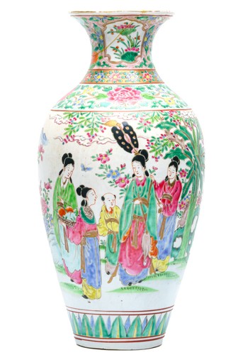 Japanese porcelain vase - porcelain,