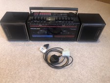 Philips  D8268 Double Deck Soundmachine, Twin Deck Ghetto Blaster