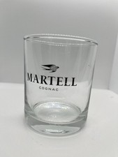Brandy Glass Martell Cognac Tumbler Vintage Glass Drinking Glass GC Rare
