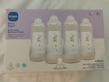 MAM Anti-Colic Baby Bottles X4