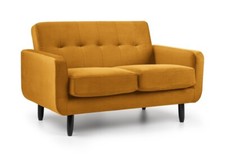 Mustard Velvet Sofas - 3+2