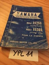 Yamaha Parts List XS250 1U5