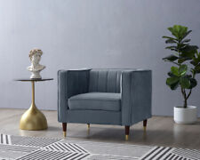Velvet Fabric Sofa 1 Seater