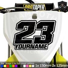 3x Custom Race Numbers Name