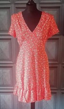 Womens Floral Beach Sun Dress Ladies Swing Holiday Midi Summer Dresses 