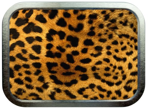 Leopard skin 2oz - leopard, silver