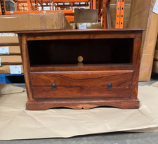 Solid Sheesham Wood 85cm TV Unit (E481)