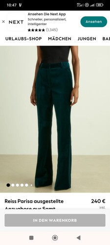 Reiss teal parisa velvet - teal,